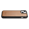 iCarer Leather Oil Wax case with genuine leather cover for iPhone 14 (MagSafe compatible) brown (WMI14220717-TN)