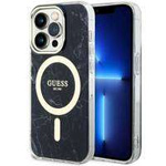 Guess GUHMP14LPCUMAK iPhone 14 Pro 6.1" black/black hardcase Marble MagSafe