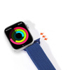 Dux Ducis Strap (Mixture II Version) Armband für Apple Watch Ultra, SE, 8, 7, 6, 5, 4, 3, 2, 1 (49, 45, 44, 42 mm) geflochtenes Armband blau