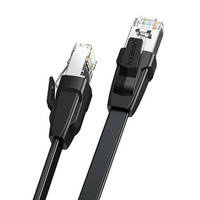 Ugreen LAN cable Ethermet Cat.8 U / FTP flat 1m black (NW134)