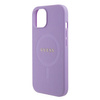 Guess GUHMP15SPSAHMCU iPhone 15 6.1&quot; purple/purple hardcase Saffiano MagSafe