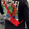 Rope case gel TPU airbag case cover with lanyard for iPhone 13 red