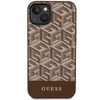 Guess GUHMP14SHGCFSEW iPhone 14 6.1&quot; Braun/Braun Hardcase GCube Stripes MagSafe