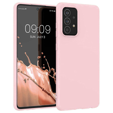 Silicone Case Flexibel Gummi Handyhülle Silikon Schutzhülle für Samsung Galaxy A03s rosa