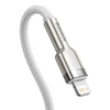 Baseus Cafule Metal Data kabel USB Typ C - Lightning 20 W Power Delivery 1 m biały (CATLJK-A02)