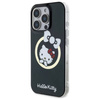 Original Handyhülle IPHONE 16 PRO MAX Hello Kitty Hardcase IML Fun Bow MagSafe (HKHMP16XHFLBK) schwarz