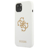 Guess GUHCP13SLS4GGWH iPhone 13 mini 5.4 &quot;white / white hard case Silicone 4G Logo