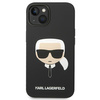 Original Case IPHONE 14 Karl Lagerfeld Hardcase Silicone Karl`s Head black