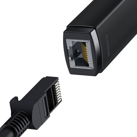 Baseus Lite Series Ethernet Adapter Type-C to RJ45 LAN Port (100Mbps) Black