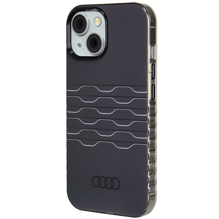 Audi IML MagSafe Case iPhone 15 / 14 / 13 6.1" czarny/black hardcase AU-IMLMIP15-A6/D3-BK