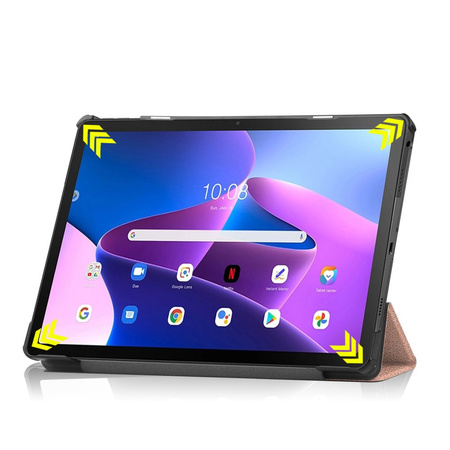 Schutzhülle LENOVO TAB M10 PLUS 10.6 3RD GEN Tech-Protect SmartCase Goldrosa