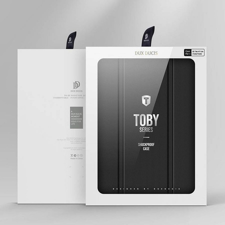 Dux Ducis Toby armored tough Smart Cover for Samsung Galaxy Tab A7 Lite (T220 / T225) with a holder for stylus pen black