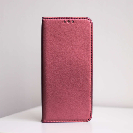 Etui Smart Magnetic do Xiaomi Redmi 12 4G burgundowe