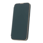 Etui Smart Gold Frame Mag do iPhone 14 Plus 6,7" ciemnozielony