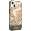 Original Case IPHONE 14 Guess Hardcase Porcelain Collection (GUHCP14SHGPLHC) gold