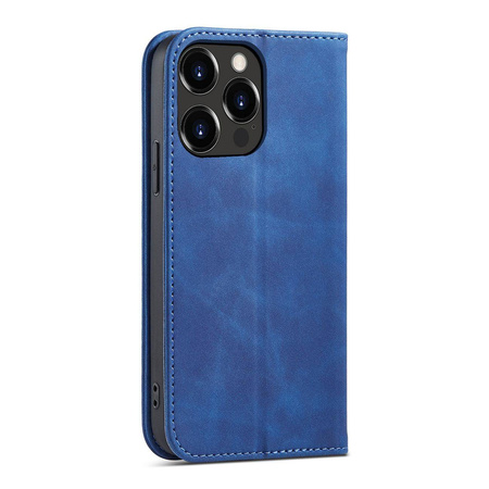 Magnet Fancy Case Case für iPhone 13 Pro Cover Card Wallet Card Stand Blau