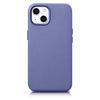 iCarer Case Leather genuine leather case for iPhone 14 hellviolett (WMI14220705-LP) (MagSafe compatible)