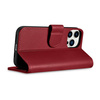 iCarer Wallet Case 2in1 iPhone 14 Pro Max Leather Flip Cover Anti-RFID red (WMI14220728-RD)