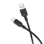 Borofone Kabel BX113 Lenny - USB na Typ C - 3A 1 metr czarny