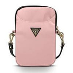 Guess Torebka GUPBNTMLLP różowy/pink Nylon Triangle Logo