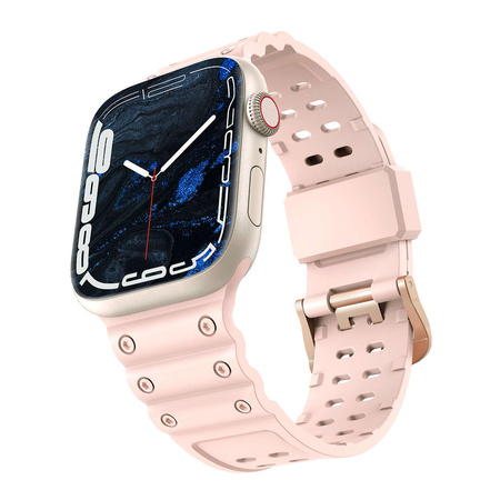 Strap Triple Protection strap for Apple Watch SE, 8, 7, 6, 5, 4, 3, 2, 1 (41, 40, 38 mm) bracelet bracelet pink