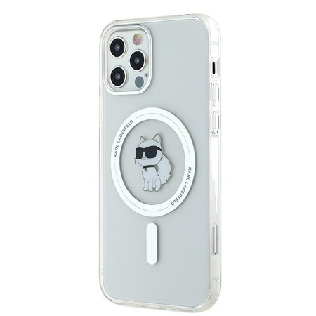 Karl Lagerfeld KLHMP12MHFCCNOT iPhone 12/12 Pro 6.1" przezroczysty/transparent hardcase IML Choupette MagSafe