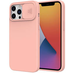 Case REALME 9I Silicone with Camera Cover Nexeri Silicone Lens peach