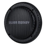 Silver Monkey Tag Carbon IP67 Locator with Apple Find My - Black