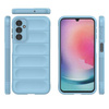 Magic Shield Case for Samsung Galaxy A24 4G flexible armored cover light blue