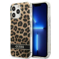 Guess GUHCP13LHSLEOW iPhone 13 Pro / 13 6,1" brązowy/brown hardcase Leopard