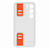 Samsung Silicone Grip Cover Case for Samsung Galaxy S23 silicone case with wrist strap white (EF-GS911TWEGWW)