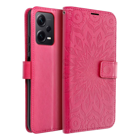 Kabura MEZZO Book do XIAOMI Redmi NOTE 12 5G mandala magenta