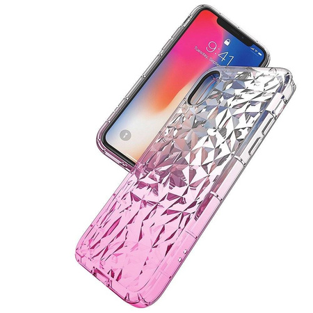 Etui Diamond Ombre IPHONE 7 różowe 