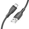 Borofone Kabel BX99 Method - USB na MicroUSB - 2,4A 1 metr czarny