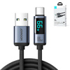 USB C - USB A cable 66W 1.2m with LED display Joyroom S-AC066A16 - black