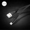 USAMS Kabel U18 USB-C 2A Fast Charge 1m czarny/black SJ267USB01 (US-SJ267)