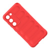 Magic Shield Case for Samsung Galaxy S23+ flexible armored cover red