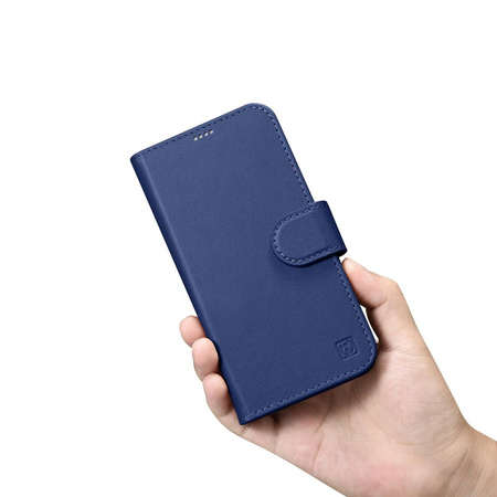 iCarer Wallet Case 2in1 iPhone 14 Flip Leather Cover Anti-RFID blue (WMI14220725-BU)