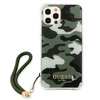 Guess GUHCP12MKSARKA iPhone 12/12 Pro 6,1" zielony/khaki hardcase Camo Collection