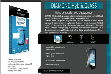 Szkło hartowane hybrydowe IPHONE 7 / 8 MyScreen Diamond Hybrid Glass