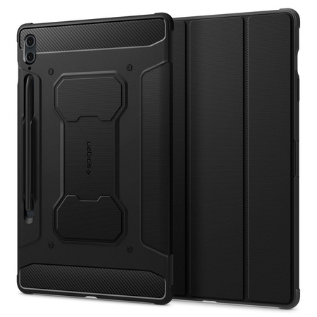 Spigen Rugged Armor Pro Hülle für Samsung Galaxy Tab S9 FE+ 12,4&#39;&#39; X610 / X616B – Schwarz