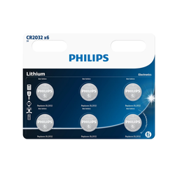 Bateria PHILIPS CR2032 Litowa Blister 6szt
