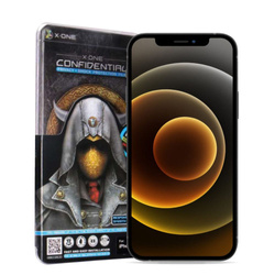 Szkło hartowane X-ONE Full Cover Extra Strong Privacy - do iPhone 15 (full glue) czarny