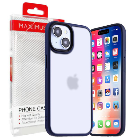 MX RIBBED CAM IPHONE 14 PRO (6.1) DARK BLUE / GRANATOWY