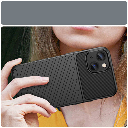 Schutzhülle IPHONE 14 MAX Nexeri Thunder Case schwarz