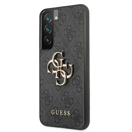 Oryginalne Etui SAMSUNG GALAXY S22 Guess Hardcase 4G Big Metal Logo GUHCS22S4GMGGR szare