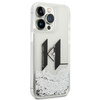 Karl Lagerfeld KLHCP14LLBKLCS iPhone 14 Pro 6,1" srebrny/silver hardcase Liquid Glitter Big KL