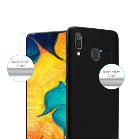 Crong Smooth Skin - Etui Samsung Galaxy A30 (czarny)