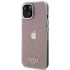 Guess GUHCP15SHDECMP iPhone 15 6,1&quot; rosa/rosa Hardcase IML Faceted Mirror Disco Iridescent