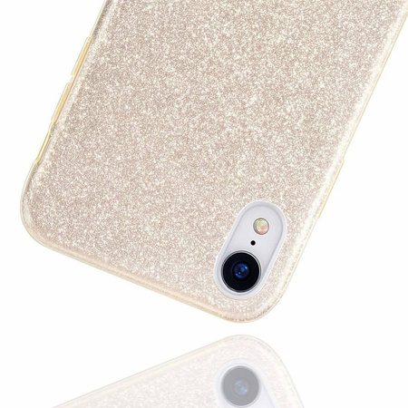 Etui HUAWEI P40 LITE E Brokat Glitter gold